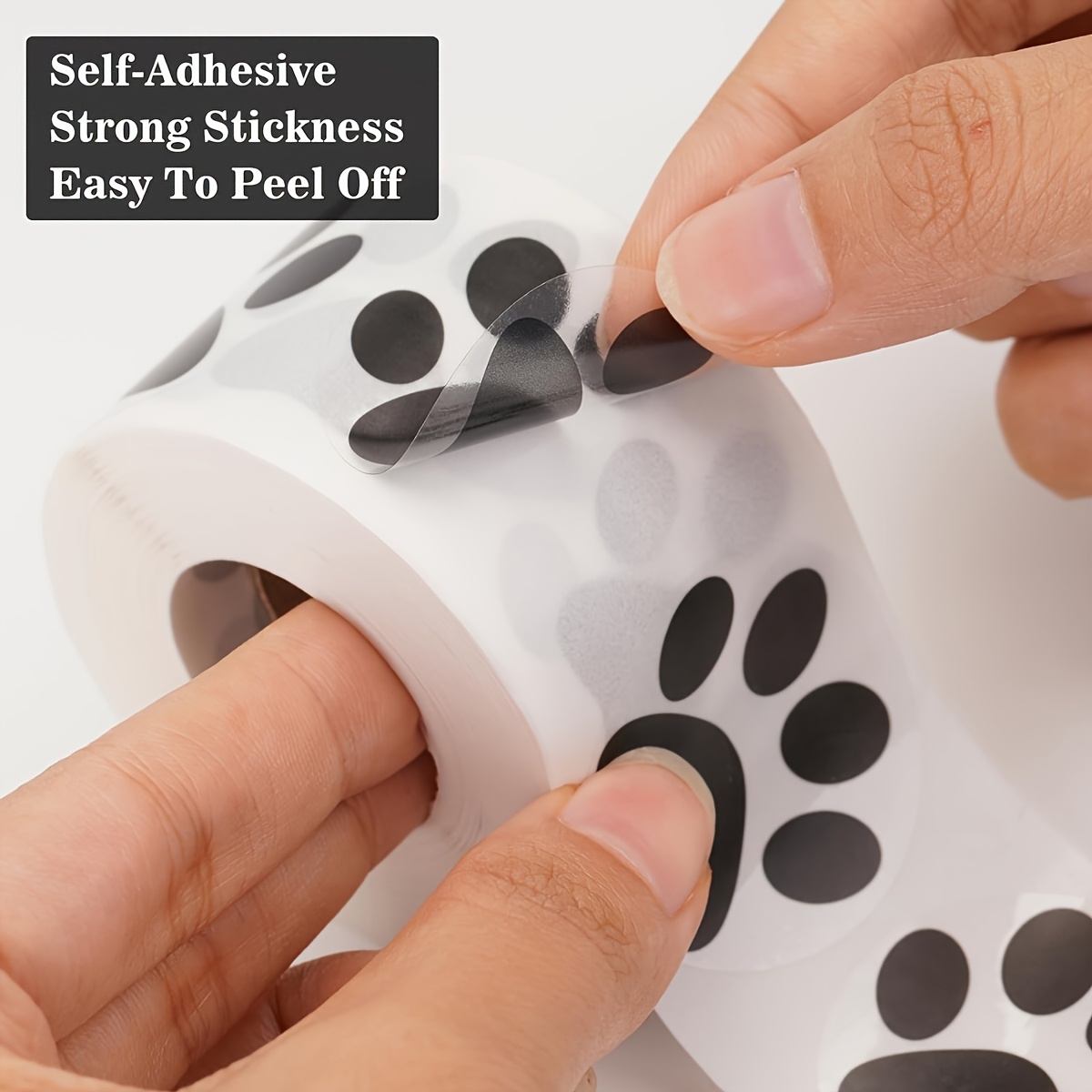 Cat Claw Bark - Adesivos Transparentes de Pegadas de Patas
