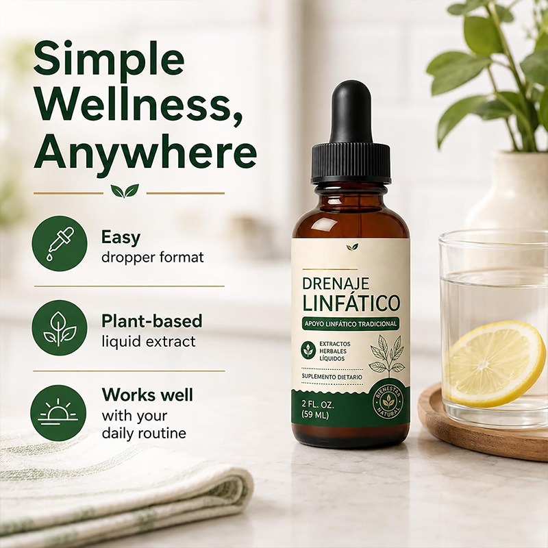 Herbal Wellness Drops - 59ml Gotas Líquidas Naturais de Drenagem
