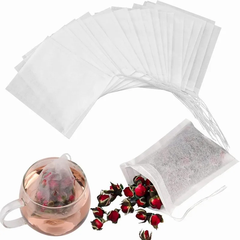 Herbal Tea For Wellness - Saquinhos de chá descartáveis, 100 peças,