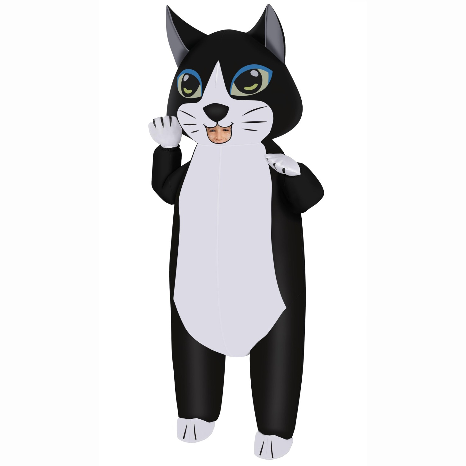 Cat Claw Bark - Fantasia Inflável de Gato para Adultos,