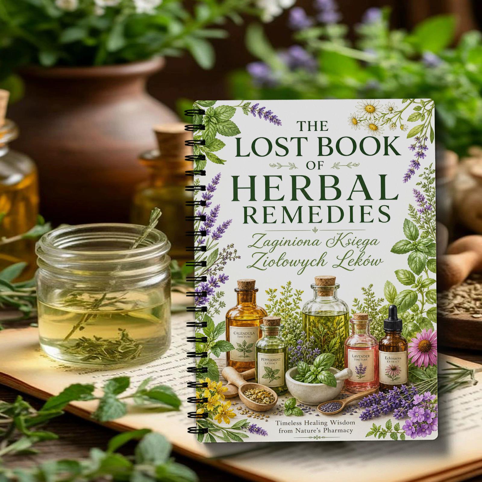 Caderno Espiral de Remédios He - Herbal Wellness For You avaliação e preço