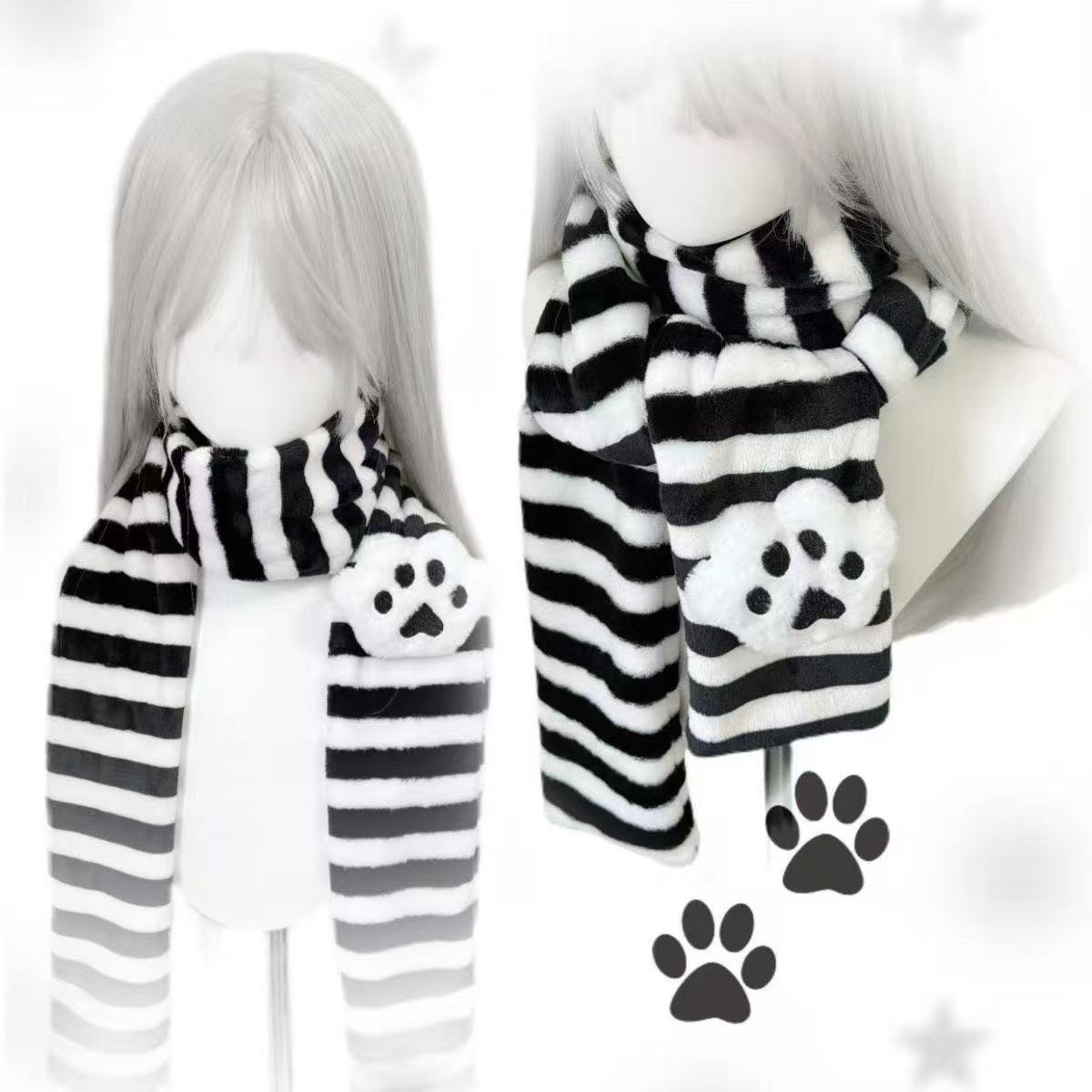 Cachecol Kawaii com Decoração  - Cat Claw Bark avaliação e preço