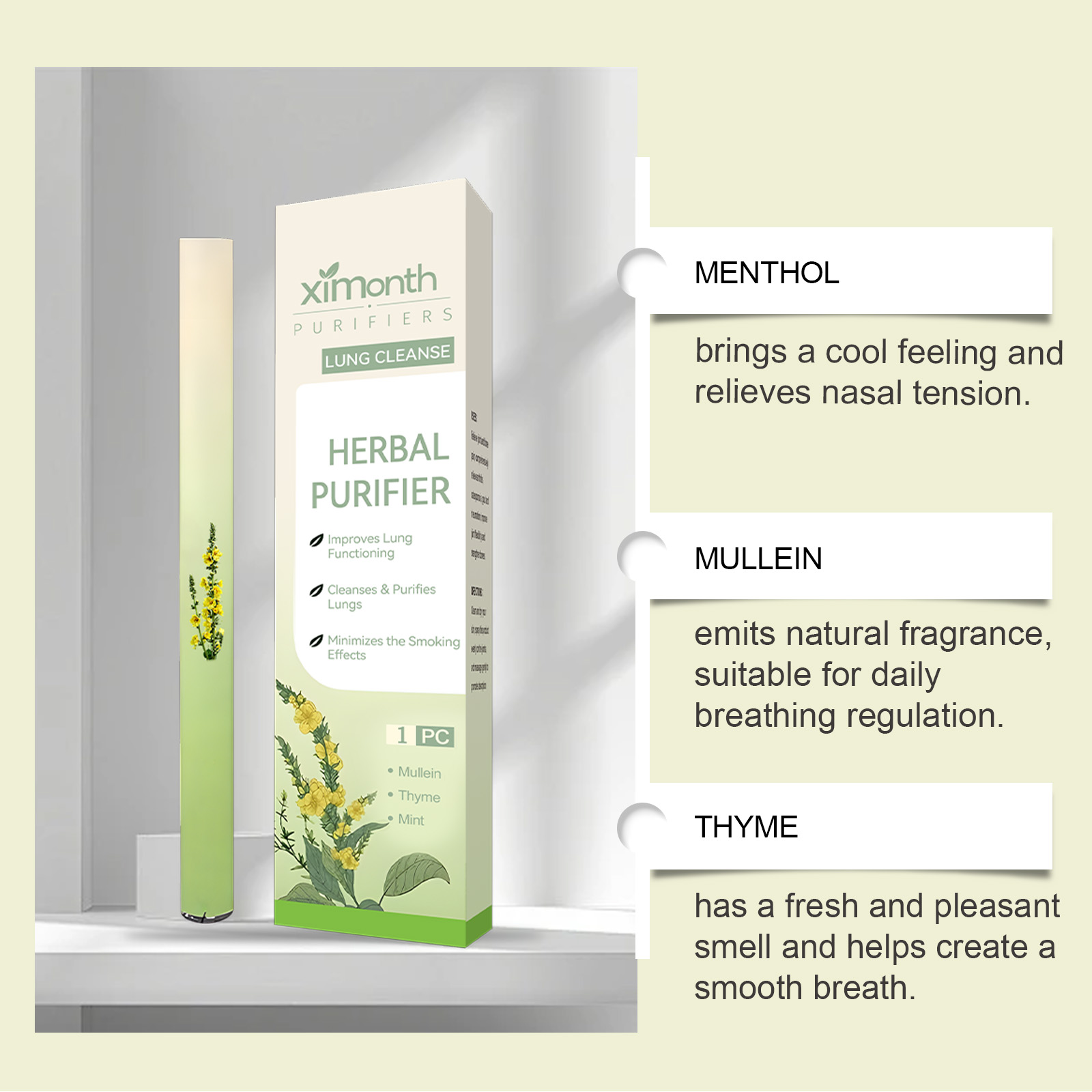 Bastão de respiração de ervas  - Herbal Wellness For You avaliação e preço