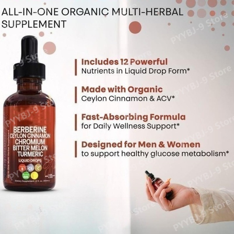 Gotas Líquidas de Berberina, C - Herbal Wellness Drops avaliação e preço
