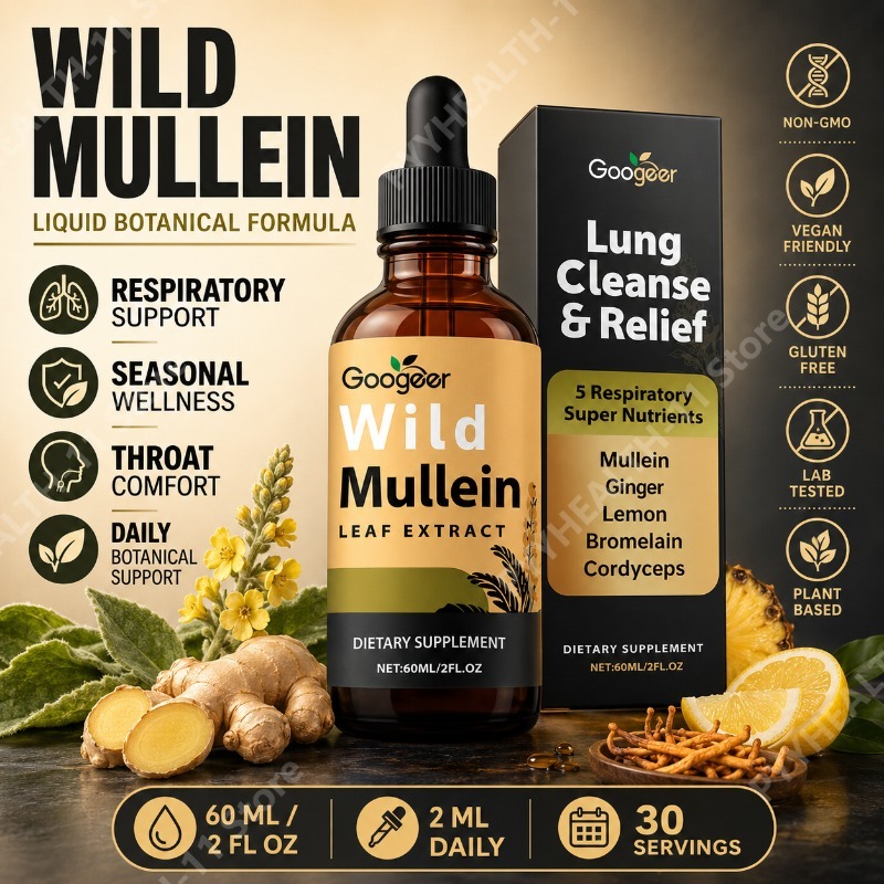 Gotas Líquidas de Mullein, Mis - Herbal Wellness Drops avaliação e preço