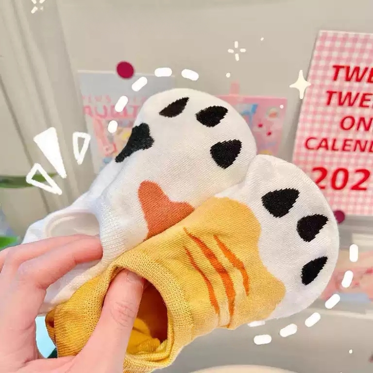 Meias Invisíveis Femininas com - Cat Claw Bark avaliação e preço