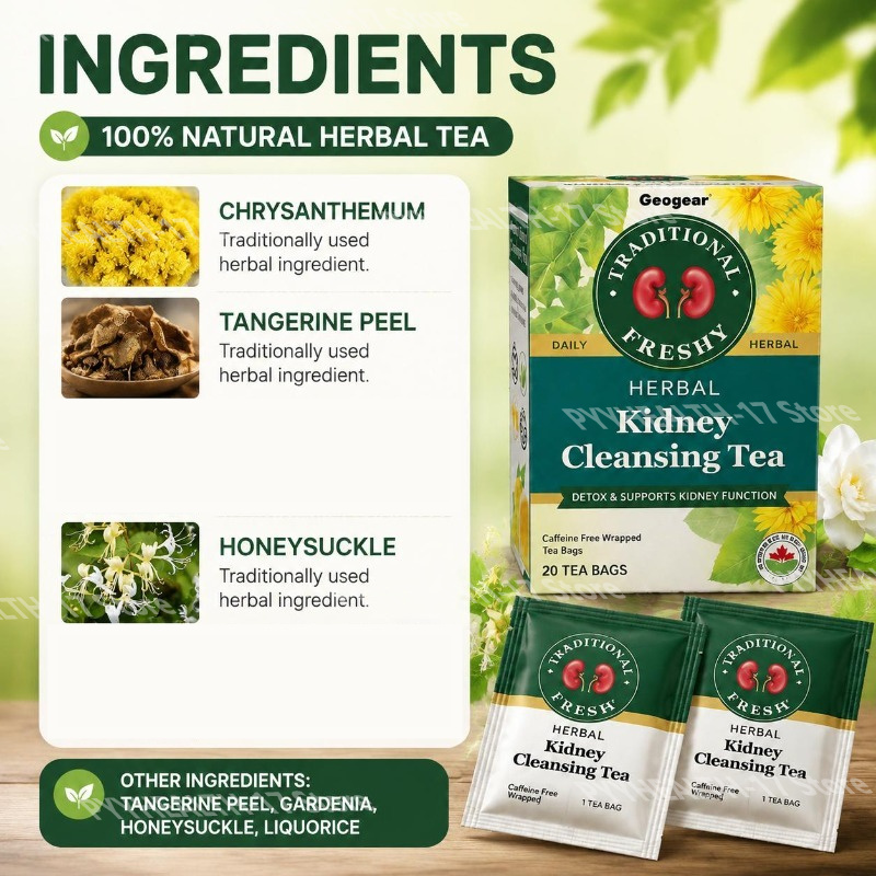 Chá de Ervas Googeer com Crisâ - Herbal Tea For Wellness avaliação e preço