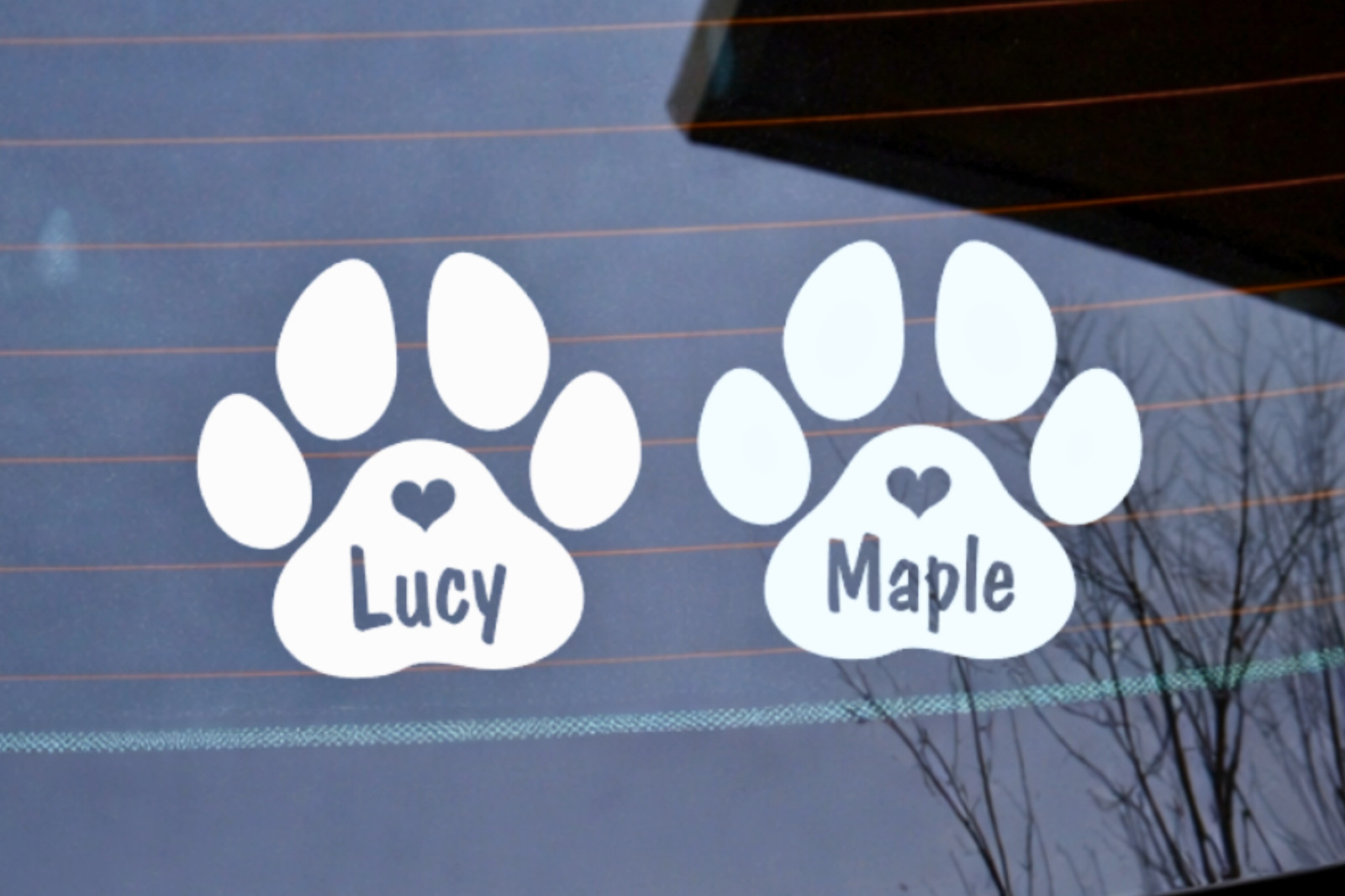 2 peças de decalque personaliz - Cat Claw Bark avaliação e preço